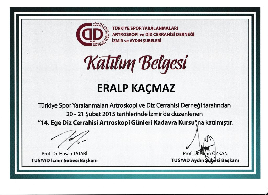 14. ege diz cerrahisi gunleri