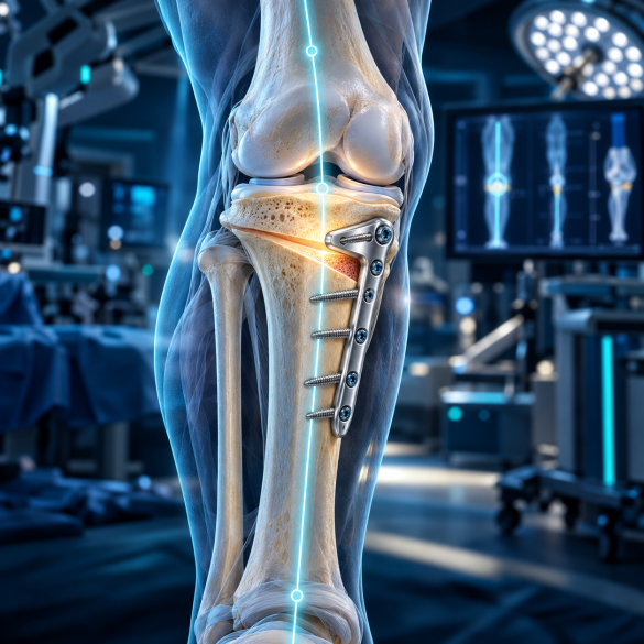Eğri Bacakta Düzeltme Ameliyatı (Yüksek Tibial Osteotomi) 10 Yuksek Tibial Osteotomi